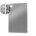 thumbnail image 1 of VQPeo Stainless Steel Chopping Board, Double Sided Cutting Board, Kitchen Meat Vegetable Fruit Prep Station for Daily Cooking Prep, 1 of 4