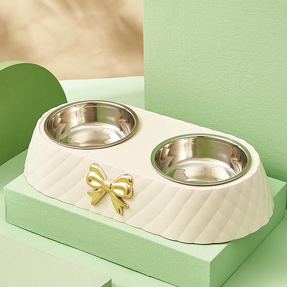 VQPeo Stainless Steel Dog Bowl - Perfect for Small, Medium, Large Dogs & Cats - Feeder Bowls for Puppies & Adult Pets