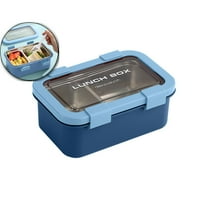 VQPeo Stainless Steel Leakproof 2-Compartment Bento Lunch Box/Portion Control Food Container, Bento Box Adult Lunch Box for Adults