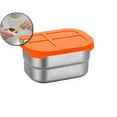 thumbnail image 1 of VQPeo Stainless Steel Snack Containers, Food Container with Silicone Lid Easy Open Leak Proof, Metal Lunch Box, Healthy & Lightweight, 1 of 5