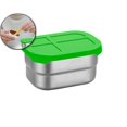 thumbnail image 1 of VQPeo Stainless Steel Snack Containers, Food Container with Silicone Lid Easy Open Leak Proof, Metal Lunch Box, Healthy & Lightweight, 1 of 5