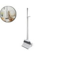 thumbnail image 1 of VQPeo Standing Dustpan Broom Set Handheld Broom with Dustpan for Home and Office Cleaning, Efficient Trash Collection Non-Stick Hair Removal for Indoor Outdoor Use, 1 of 5