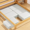 thumbnail image 1 of VQPeo Storage Organiser Bins with Lid, Under Bed Storage Containers, Under Bed Clothes Organizer Basket, Garment Storage Boxes, Under Bed Storage Bins for Clothes, Blankets, Sheets, Shoes, 1 of 5