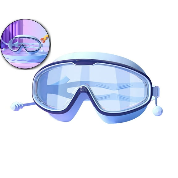 VQPeo Swim Goggles Anti-Fog Wide View No-Leak Clear Swimming Goggles, Perfect for Pool Beach Water Sports