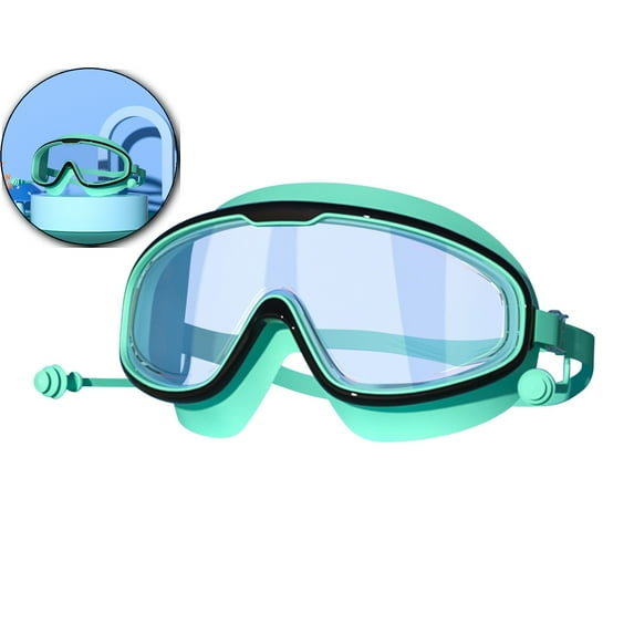 VQPeo Swim Goggles Anti-Fog Wide View No-Leak Clear Swimming Goggles, Perfect for Pool Beach Water Sports