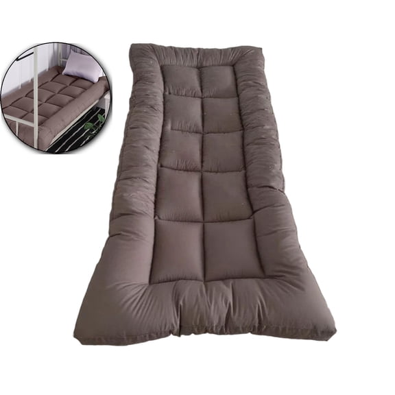 VQPeo Thickened Fiber Mattress, Padded Bed, Washable Polyester Mattress for Dorm Rooms & Compact Storage Solutions