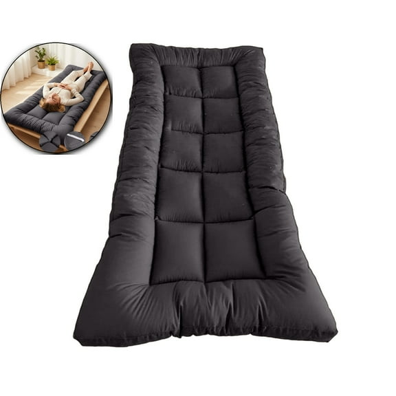 VQPeo Thickened Fiber Mattress, Padded Bed, Washable Polyester Mattress for Dorm Rooms & Compact Storage Solutions