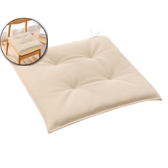 VQPeo Thickened Office Chair Cushion - Memory Foam Seat Cushion for Desk & Sedentary Work, Technology Cloth Cushion for Comfortable Sitting