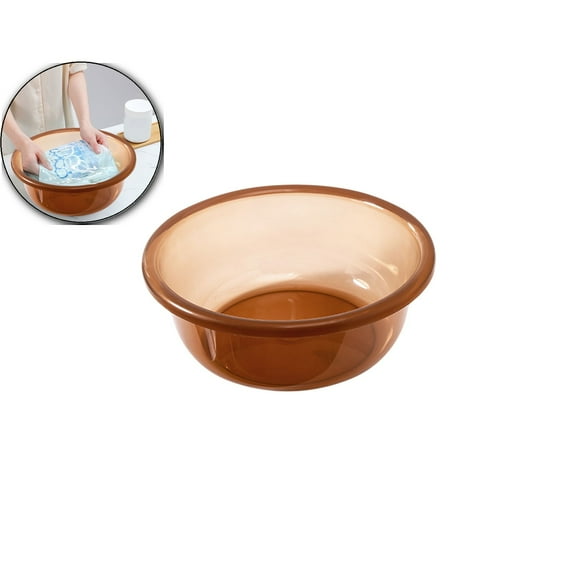 VQPeo Thickened Plastic Wash Basin for Household Use – Foot Soak & Face Washing Bowl, Lightweight Portable Basin for Home, Travel & Camping