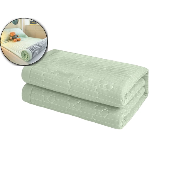 VQPeo Thickened Polyester Mattress Pad, Washable Soy Fiber Bed Topper, Foldable Dorm Cushion for Dormitory Comfort