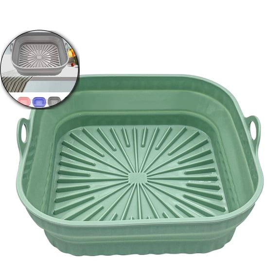 VQPeo Thickened Silicone BBQ Mat, Foldable Air Fryer Pad, Heat-Resistant Reusable Cooking Sheet for Versatile Kitchen & Outdoor Grilling