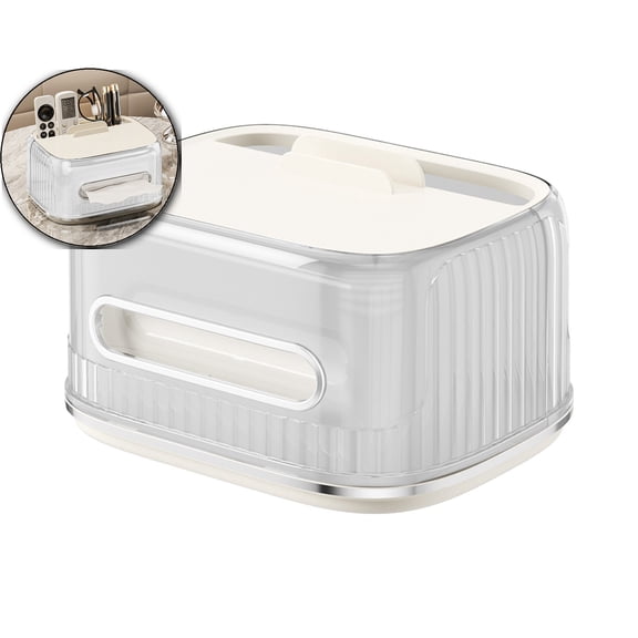 VQPeo Tissue Box Cover – Plastic Tissue Box for Living Room or Dining Room, Waterproof & Wear-Resistant Home Organizer