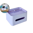 thumbnail image 1 of VQPeo Tissue Box Storage Remote-Control Organizer Desk Napkin Case Car Tissue Box Holder Desktop Tissue Box Holder with Multi Functional Storage for Glasses Jewelry, 1 of 4