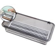 thumbnail image 1 of VQPeo Transparent Flip Lid Box, Drainable Cutlery Organizer, Sootproof Kitchen Cage for Chopstick Storage & Tableware Tidying, 1 of 5