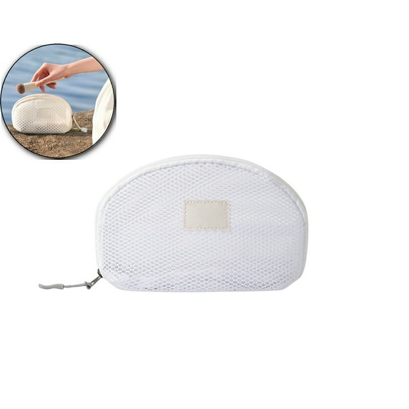 VQPeo Travel Toiletry Bag - Hanging Organizer with Containers for Men and Women - Large Clear Travel Toiletry Bags for Easy Packing and Storage