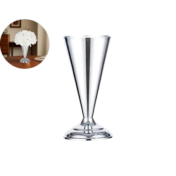 VQPeo Trumpet Vase Tabletop Wedding Table Decorative Centerpiece Table Decorations Tall Flower Vases Arrangements for Floral Party Anniversary Birthday Decor