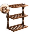 thumbnail image 1 of VQPeo Two Tier Wooden Shelf, Multi-Layer Countertop Organizer, Teaware Display Rack for Kitchen Storage & Tea Station Setup, 1 of 5