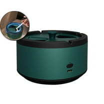 VQPeo USB Rechargeable Purifier Ashtray, Multifunctional Smokeless Cigarette Tray, Aromatherapy-Enabled Home Office Freshener for Indoor Use