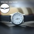 thumbnail image 1 of VQPeo USB Rechargeable Watch Lighter - Windproof Metal Quartz Wristwatch with Built-in Lighter, Adjustable Strap, Scratch-Resistant Case, Stylish Gift for Men, 1 of 4