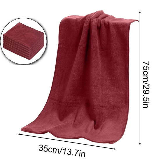 VQPeo Ultra Absorbent Soft Microfiber Cleaning Cloths - Perfect for House, Kitchen, Boat, Car, Window Cleaning(6-Pack)