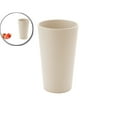 thumbnail image 1 of VQPeo Unbreakable Wheat Straw Cup, Dishwasher Safe and Eco friendly, Reusable Plastic Drinking Cup for Daily Use(Beige), 1 of 4