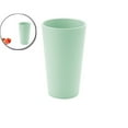 thumbnail image 1 of VQPeo Unbreakable Wheat Straw Cup, Dishwasher Safe and Eco friendly, Reusable Plastic Drinking Cup for Daily Use(Green), 1 of 4