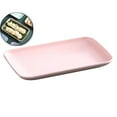 thumbnail image 1 of VQPeo Unbreakable Wheat Straw Plates, Dishwasher Safe Durable Lightweight Cake Plate, Small Reusable Snack Plate for Fruits, Pasta, Salad, Dessert, Dishes, Sushi, 1 of 5