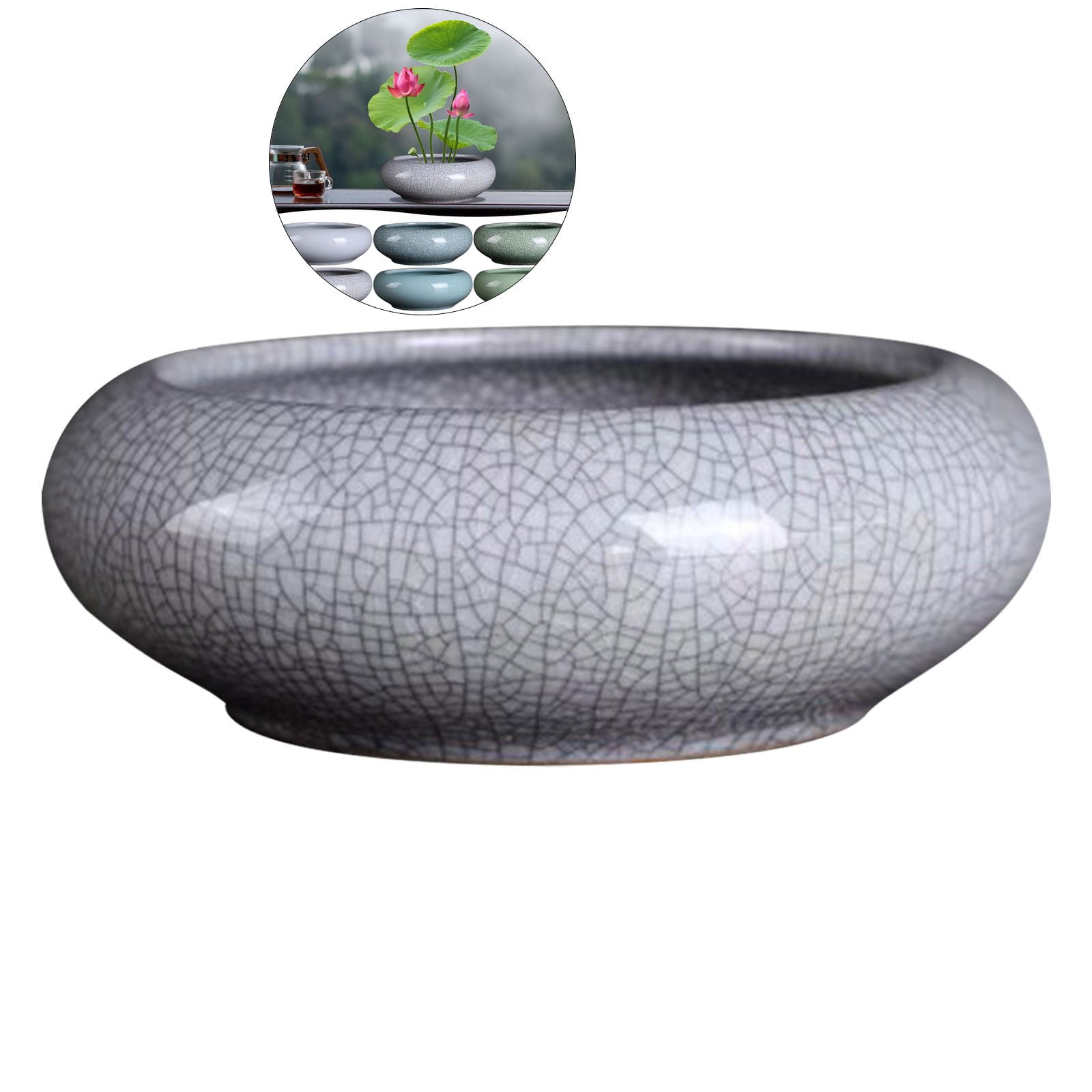 VQPeo Vase Ceramic Flower Pots, Country Planter, Decorative Indoor ...