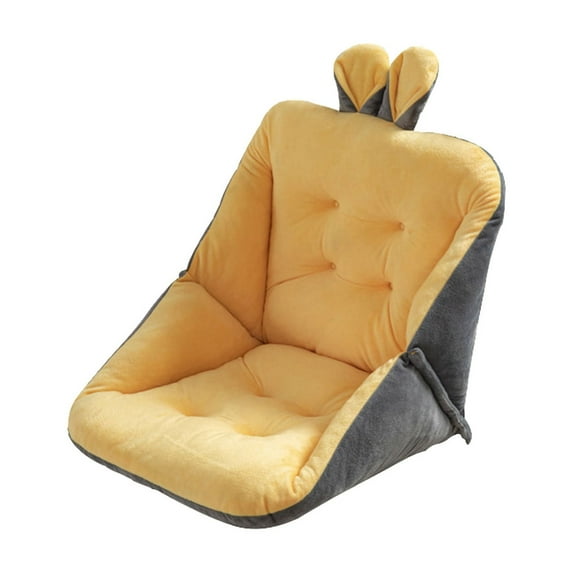 VQPeo Velvet Office Chair Cushion, Multipurpose Car Seat Pad, Plush Bedroom Sofa Support Pillow for Home & Workplace Comfort