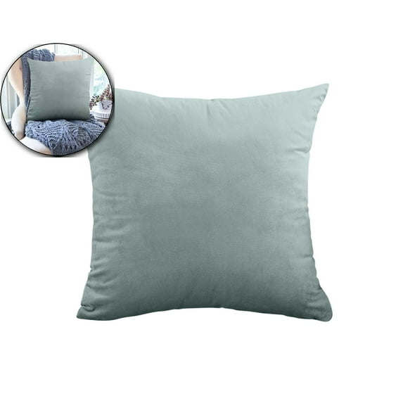 VQPeo Velvet Throw Pillow Covers 16x16 Inch - Soft Square Decorative Cushion Cover for Couch, Sofa