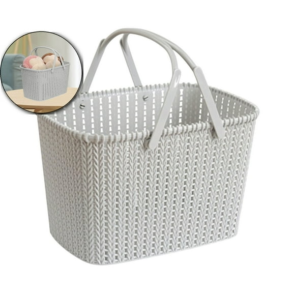 VQPeo Versatile Storage Baskets for Home Organization - Large Baskets with Handles, Ideal for Shelves, Bathroom & Laundry Room