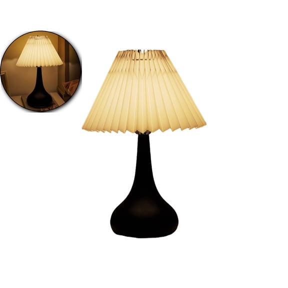 VQPeo Vintage Metal Table Lamp, Bedside Reading Light, Compact Study Desk Lamp for Dormitory & Bedroom Ambiance