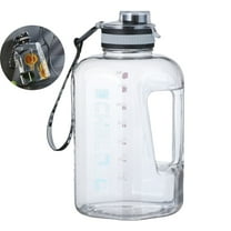 VQPeo Water Jug with Flip-top Lid and Handle Strap, Leak-proof Reusable Large Capacity Wide Mouth Water Bottle for Outdoor Sports Fitness Gym Hiking