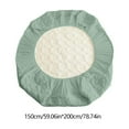 thumbnail image 1 of VQPeo Waterproof Fitted Sheet 59x78in - Soft Thickened Mattress Protector, Breathable & Quilted Bed Cover with Deep Elastic, Machine Washable for All Seasons, 1 of 5