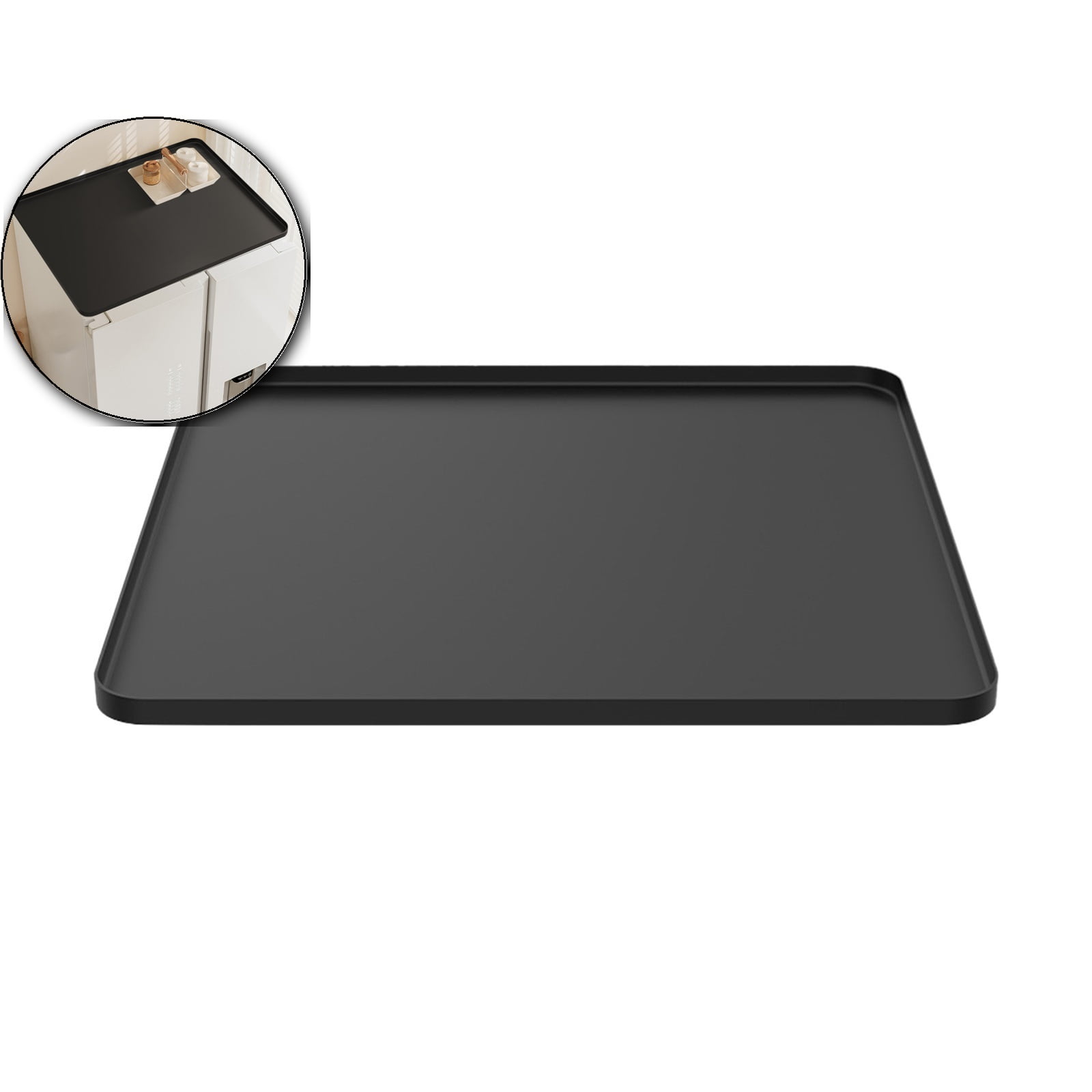 VQPeo Waterproof Silica Washing Machine Top Mat - Non-Slip Storage Organizer, Durable and Flexible Laundry Room Accessory