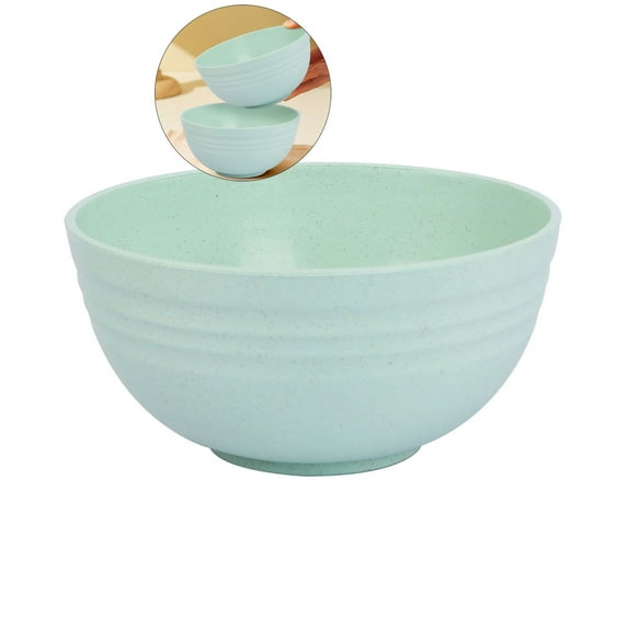 VQPeo Wheat Straw Fiber Bowls, Microwave & Dishwasher Safe, Eco-Friendly Cereal/Salad/Soup Kitchen Bowls(Green)