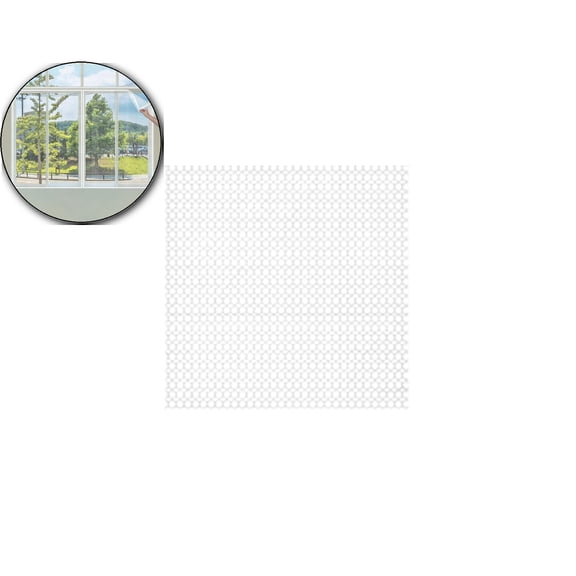 VQPeo Window Screen Adjustable DIY Window Screens Mesh for House Windows With White Frames(White)