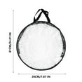 thumbnail image 1 of VQPeo Wreath Storage Bag, Heavy Duty Wreath Protector with Handle, Clear Container for Holiday Seasonal Wreath Garland Storage, 1 of 4
