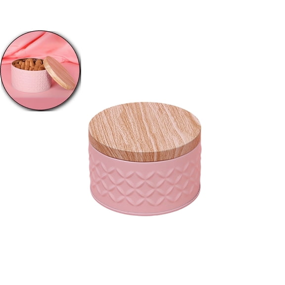 VQPeo Wrought Iron Cake Box, Multifunctional Snack Tin, Exquisite Gift Storage Box for Festive Treats & Elegant Gifting Occasions