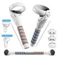 thumbnail image 1 of Controller Handle Attachments for Oculus Quest 3S/3/2 VR Accessories, Long Stick and Dual Handle Extension Grips Compatible with Meta Quest for Gorilla Tag Beat Saber Golf Club Baseball Multiple Game, 1 of 10