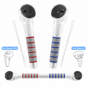 VR Accessories Handle Attachments for Meta Ouclus Quest3/Quest3S, Dual Handles and Long Stick Handle Extension Grips to