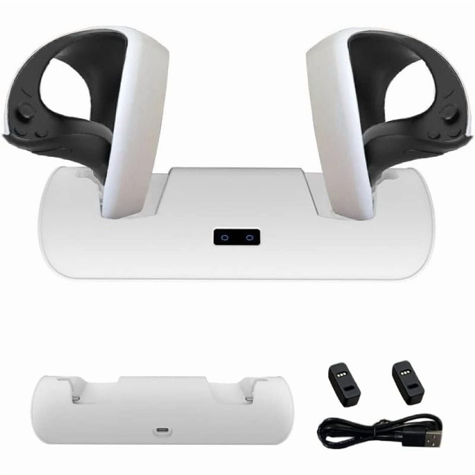 VR Charging Station for PS VR2 Controllers with Display Light and USB-C ...