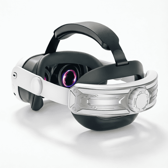 VR Comfort Head Strap Compatible with Meta Quest 3/3S VR Headset Accessory to Alleviate Head Pressure and Improve Wearing Comfort