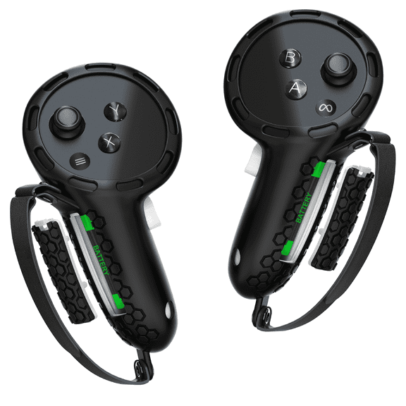 For VR Cover Controller Grip Protective Covers Detachable Anti Scratch Touch Controller Accessories Black Compatible With Meta Quest3/3S