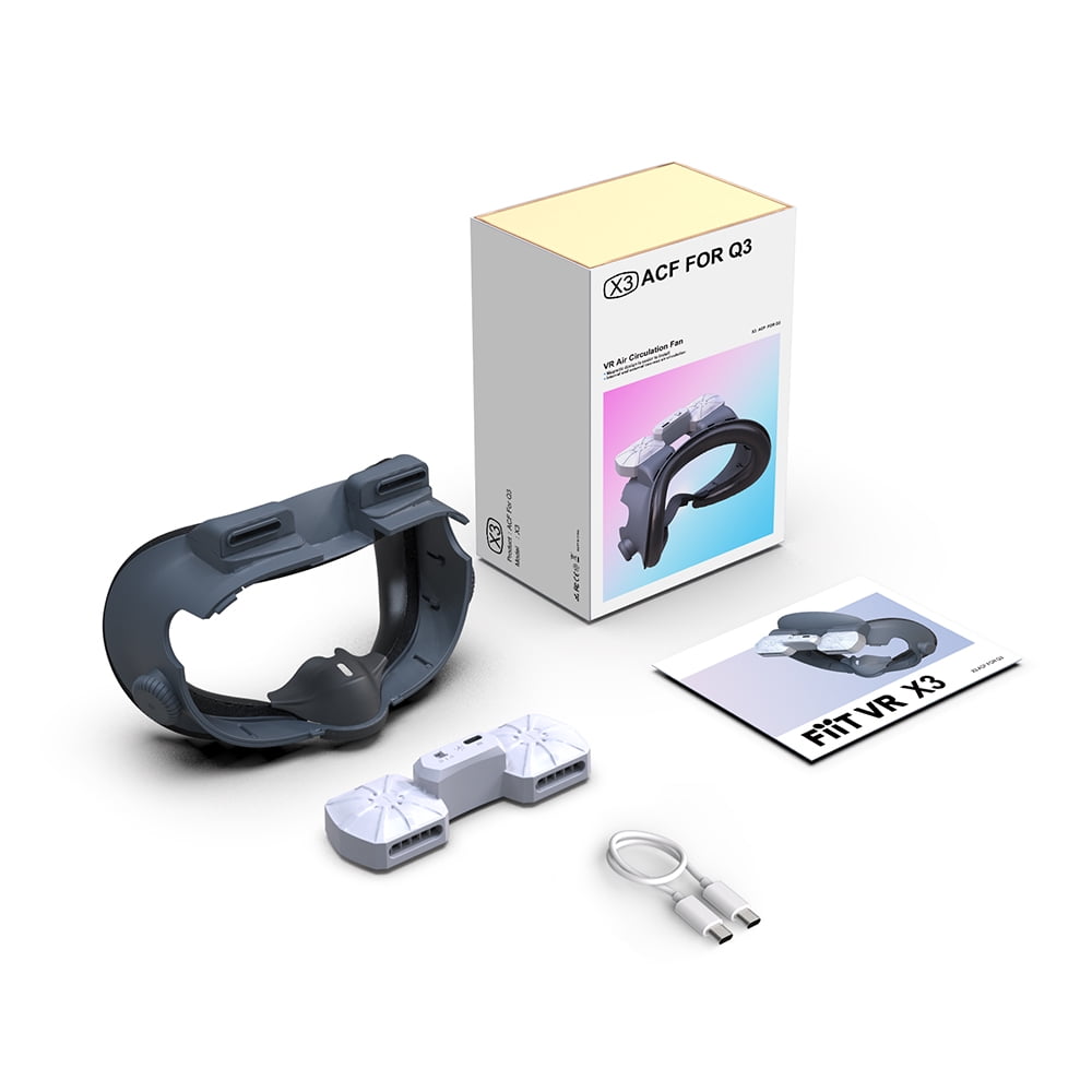 VR Face Cover Mask for Meta Quest 3,  Facial Interface Radiator Cool Mask Widen Face Eye Pad Replacement for Quest 3 Accessories