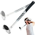 thumbnail image 1 of VR Golf Club Handle for Meta Quest 3S/Quest 3/Oculus Quest 2, 90 Degree Virtual Reality Baseball Controller Attachment, Simulator Real Golf Game, 1 of 6