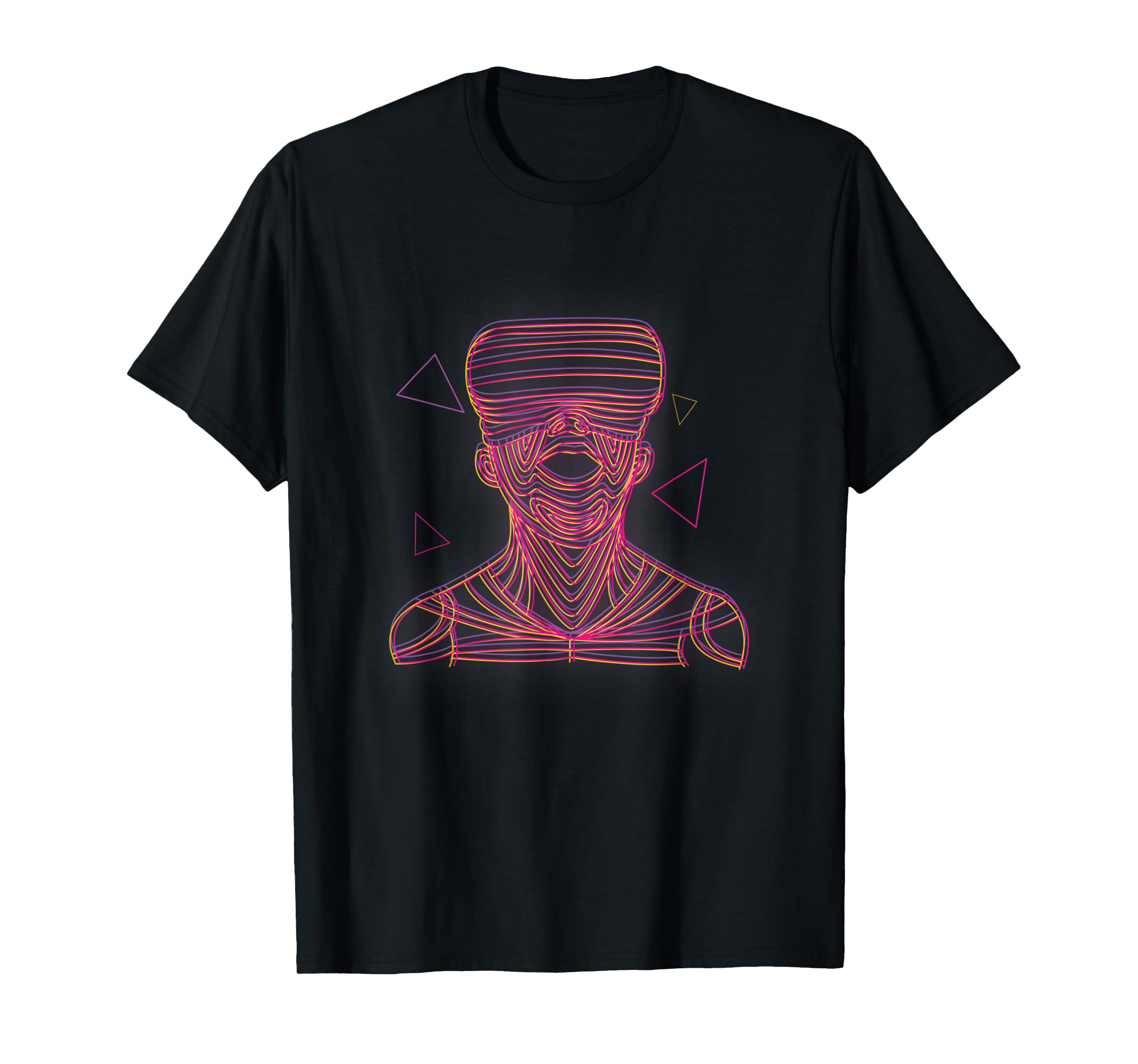 VR HMD Futurism Gaming Virtual Reality Headset Tshirt TShirt