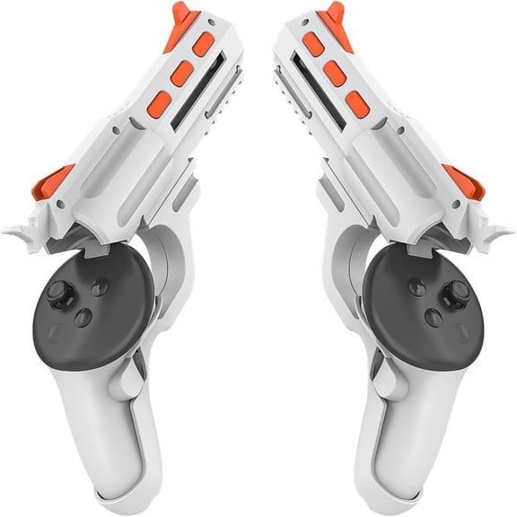 VR Handle Accessories for Meta Quest 3/3S, Gun Stock for Oculus Quest 3/3S, Weighted Controller Grips, Enhance Realistic FPS Gaming Experience