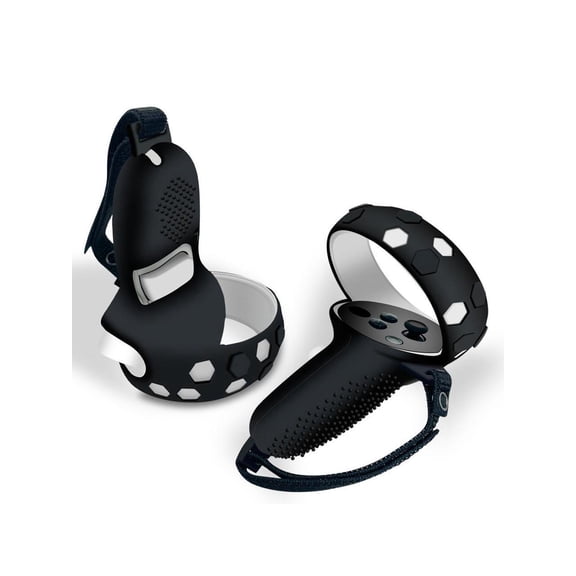 VR Handle Silicone Protective Cover for Oculus Quest 2 Controller Grips Sleeve + Anti-Lost Strap for Oculus Quest 2 VR Accesories