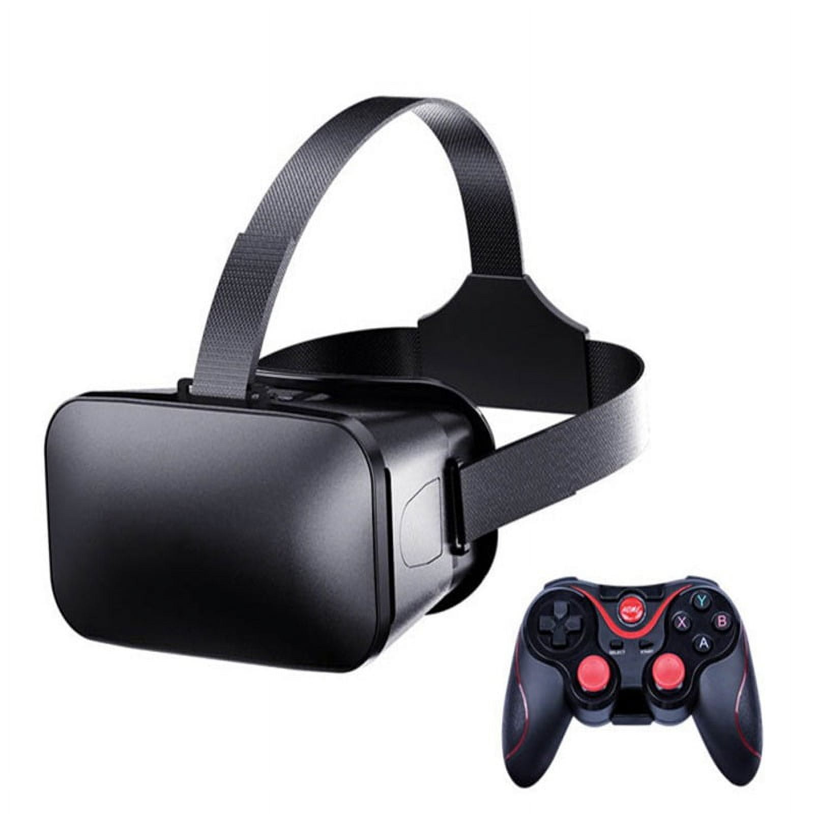 VR Headset Compatible with iPhone & Android Phone - VR Headset for Phone -  Universal Virtual Reality Goggles for Kids and Adults - Cell Phone VR